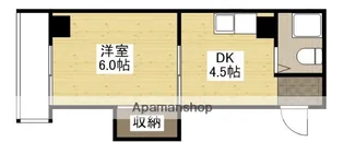 玉井ビル【4階】の間取り