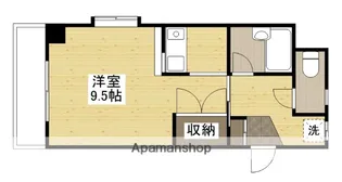 アソシエ大町【303号室】の間取り