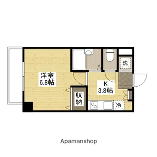 プラティーク川島【2階】の間取り