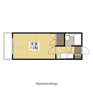 ベルメゾン大芝【4階】の間取り