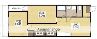 森田共同住宅【4階】の間取り