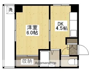 日吉ハイム【302号室】の間取り