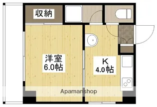 日吉ハイム【4階】の間取り