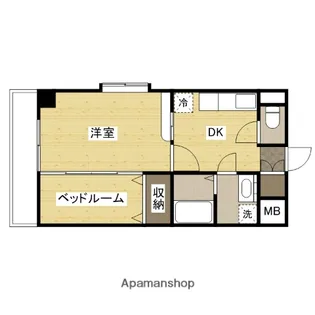 エトワール三滝【2階】の間取り