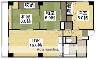 シティコープ幟町【3階】の間取り