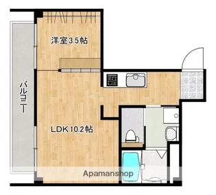 バール千田町ビル【4階】の間取り