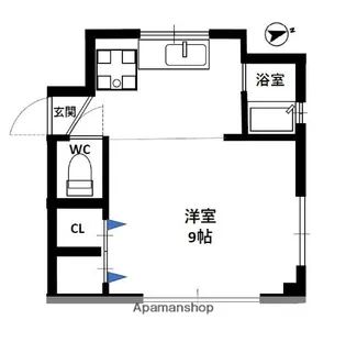 立町 中村ビル【3階】の間取り