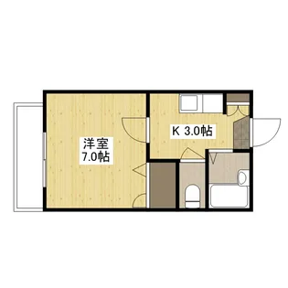 アヴニール B【2階】の間取り