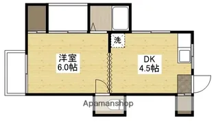 沖美荘【2階】の間取り