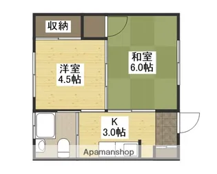 鹿川ビル【3階】の間取り