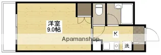 レスポワール中広【4階】の間取り