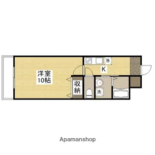 FLATHILL広国際通り【8階】の間取り