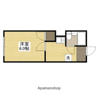 ホワイトコーポ【3階】の間取り