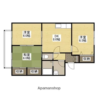 セジュール相田 B棟【1階】の間取り