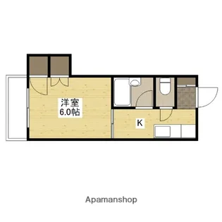 プロスパー楠木【2階】の間取り
