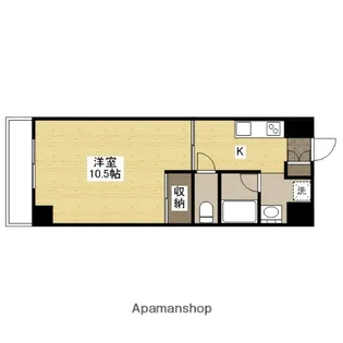 シャルマンヴィル新宮【6階】の間取り