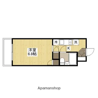 クルーズマンション【6階】の間取り