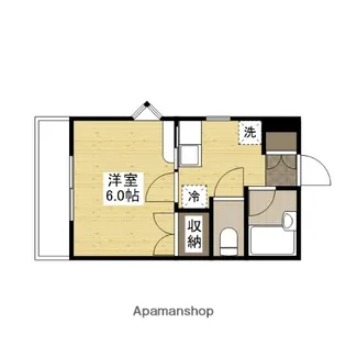 ロアール上天満【4階】の間取り