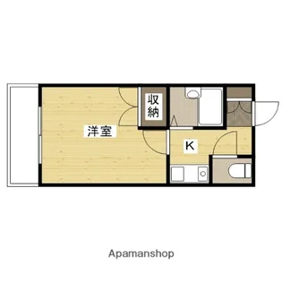 カルティエ城北通り【4階】の間取り