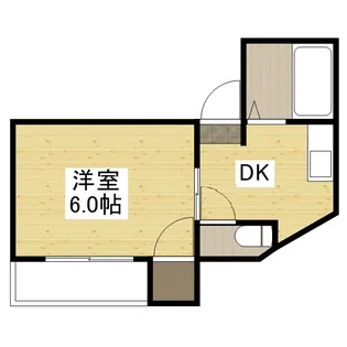 戸花マンション【2階】の間取り