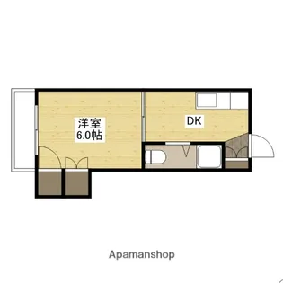 戸花マンション【3階】の間取り