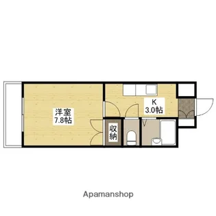 ドミールウエスト【3階】の間取り