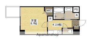 グラビスコート広島駅前通り【14階】の間取り