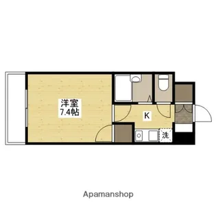 ソレーユ西山【6階】の間取り