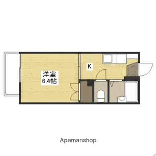 カーサ大成【2階】の間取り