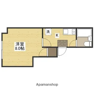 ジョイフル河原町【5階】の間取り