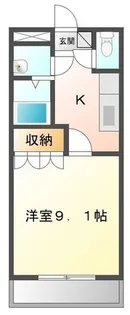 ハッピーキャニオン【1階】の間取り