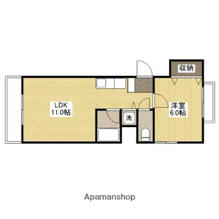福地産業加古町ビル【2階】の間取り