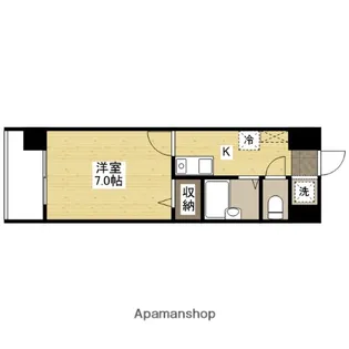 パークサイド羽衣【3階】の間取り