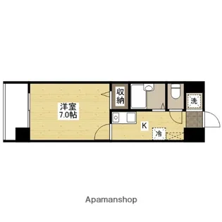 パークサイド羽衣【7階】の間取り