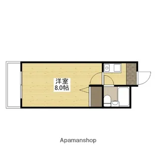 ウイング楽々園【4階】の間取り