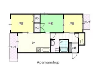 エスポワール舟入【7階】の間取り