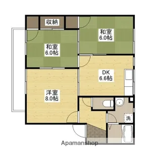 フレグランス笑迫 C棟【2階】の間取り