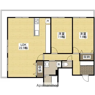 丸西ビル【3階】の間取り
