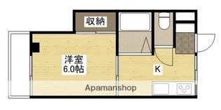コーポ中通【2階】の間取り