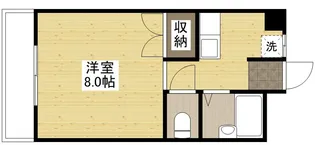 ユースハイム清水【1階】の間取り