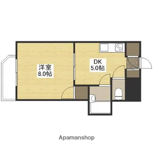 ハイネU【3階】の間取り