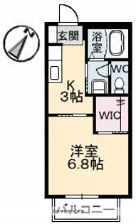 クレスト五月ケ丘【1階】の間取り
