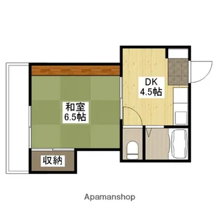 ハイツくりはら【2階】の間取り