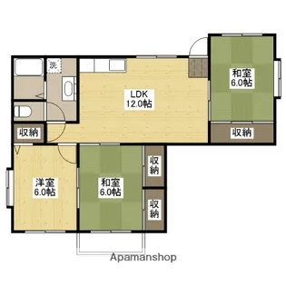 リシェス柳ヶ丘【2階】の間取り