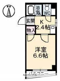 エスペランサ大手町【2階】の間取り