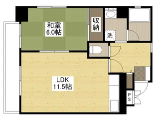 グレイスKIMURA【6階】の間取り