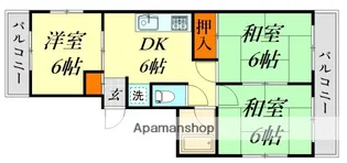 掛江ビル【3階】の間取り