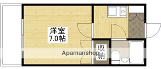 エステート山根【4階】の間取り