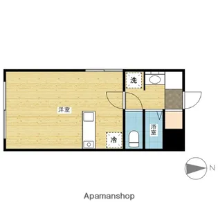 ディライト楽々園【4階】の間取り