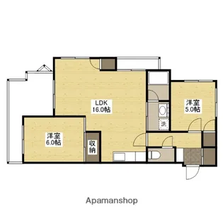 メゾン猫本【3階】の間取り